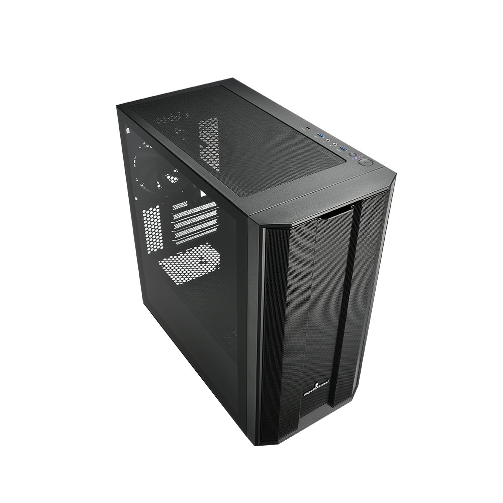 Superchannel 視博通 SW300 M(B) 電腦機殼 黑/M-ATX/TYPE-C/ 4風扇 / 磁吸鐵網-細節圖4