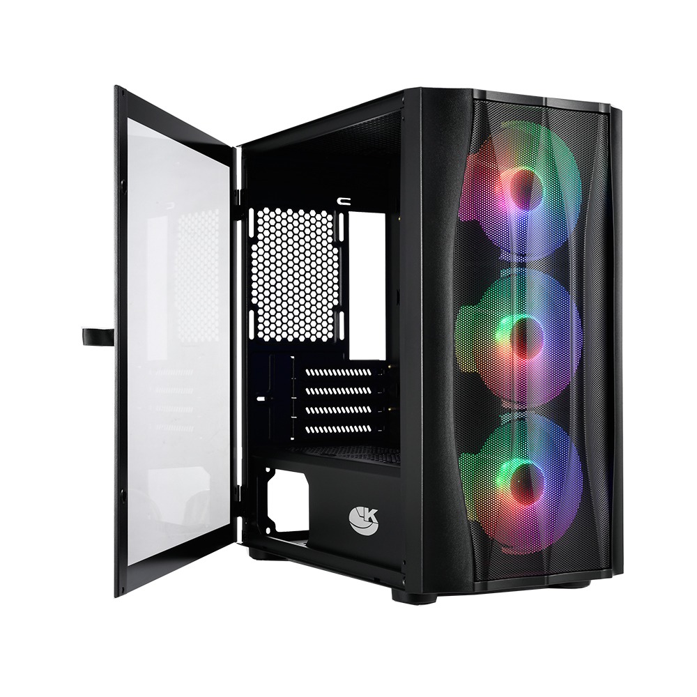 SuperChannel視博通 LAM211D(B)電腦機殼 黑/ARGB/掀開式側板/M-ATX-細節圖5