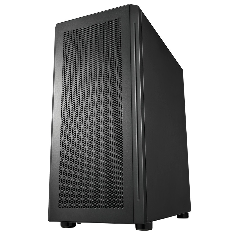 SuperChannel視博通 LAI099 機殼 黑/玻璃透側/E-ATX/Type-C/內建風扇前3後1/前面板鐵網-細節圖2