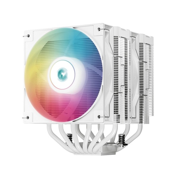 DeepCool 九州風神 AG620 DIGITAL WH ARGB/溫度顯示/6導管/高16.1cm/CPU散熱器-細節圖2