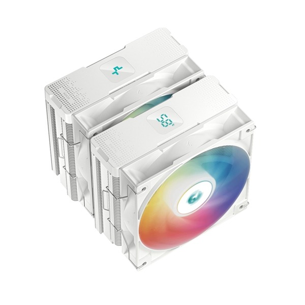 DeepCool 九州風神 AG620 DIGITAL WH ARGB/溫度顯示/6導管/高16.1cm/CPU散熱器-細節圖3