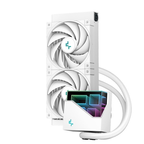 Deepcool 九州風神 LT520 WH 白/240 一體式水冷排/AM5/CPU散熱器/磁吸定位-細節圖5