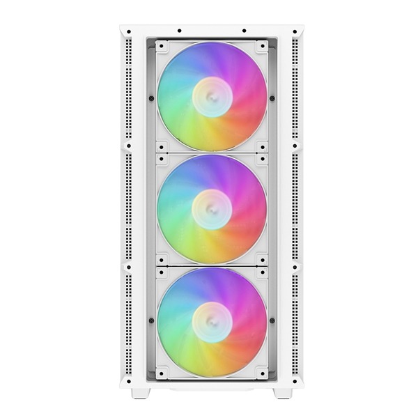 DeepCool 九州風神 CH560 DIGITAL WH 電腦機殼白/Type-C/360 ARGB風扇/數位顯示-細節圖4