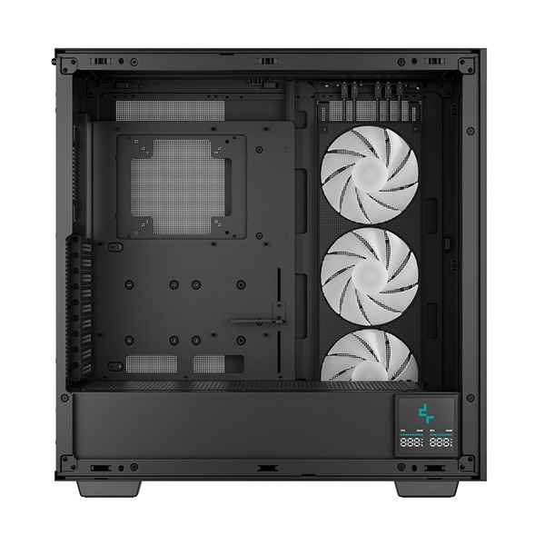 DeepCool 九州風神 MORPHEUS 墨菲斯 電腦機殼 Type-C/360 ARGB風扇/直立顯卡/數位顯示-細節圖5