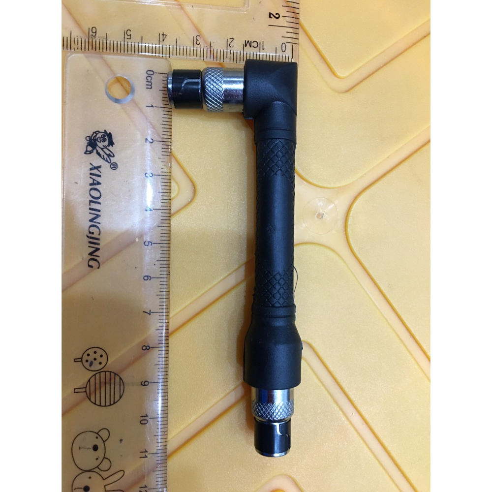 迷你雙頭L型六角螺絲批頭板手 L型六角扳手起子 L型六角螺絲批頭起子頭  起子頭拐彎器 1/4＂Hex  台灣製造-細節圖3
