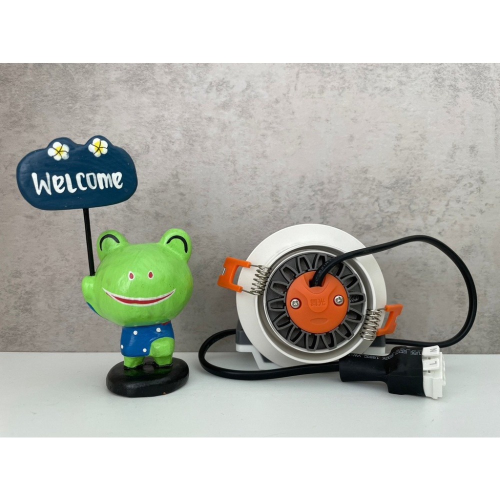 DANCELIGHT 舞光 5W 7公分LED微笑崁燈 時尚白 黃光 (LED-25097WR1)-細節圖2