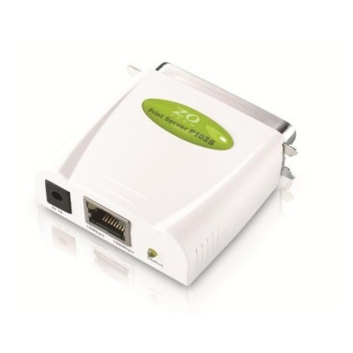 全新公司貨 ZO TECH P102S 平行埠印表伺服器(綠色)