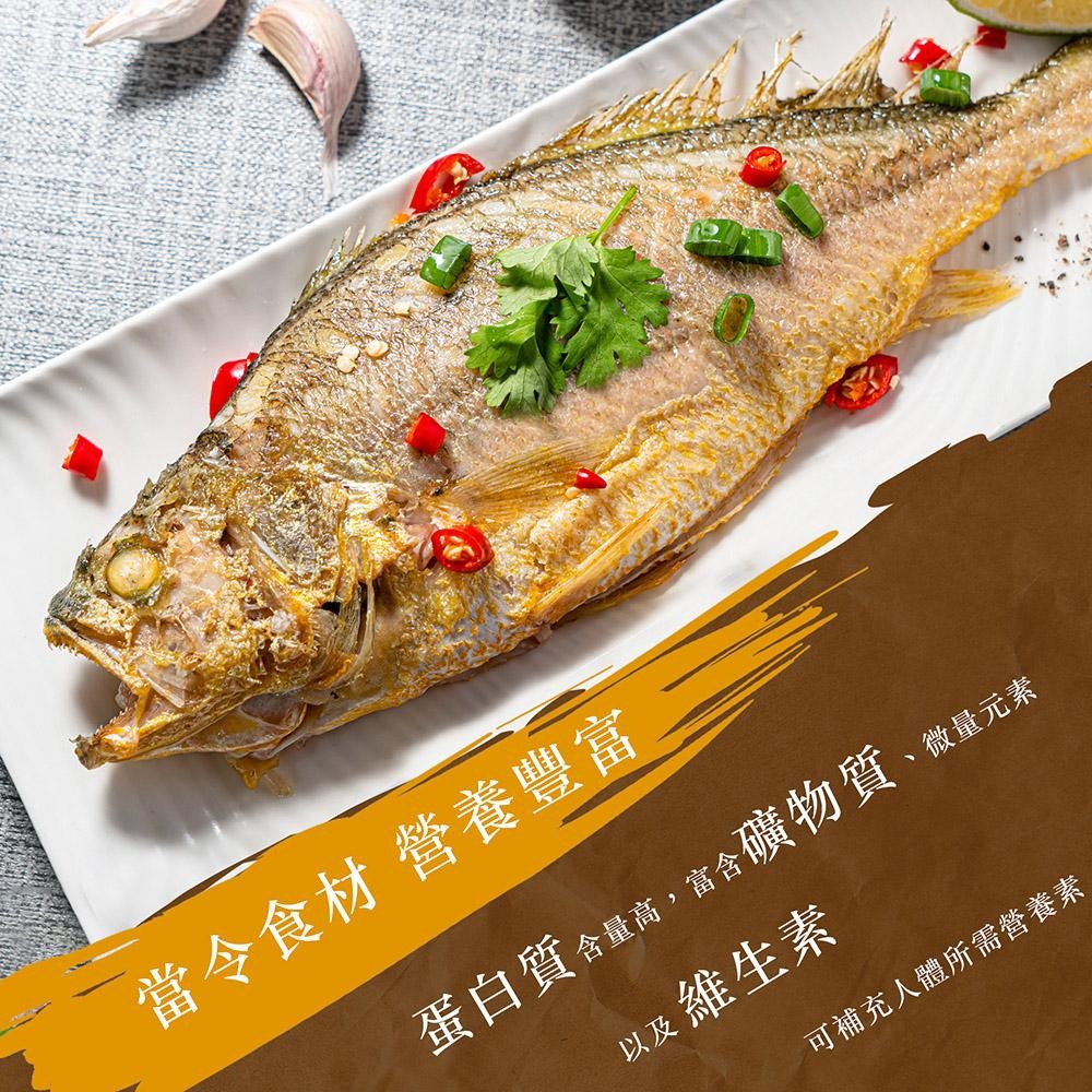 【漢克嚴選】解凍即廚鮮嫩三去黃魚1尾-細節圖4