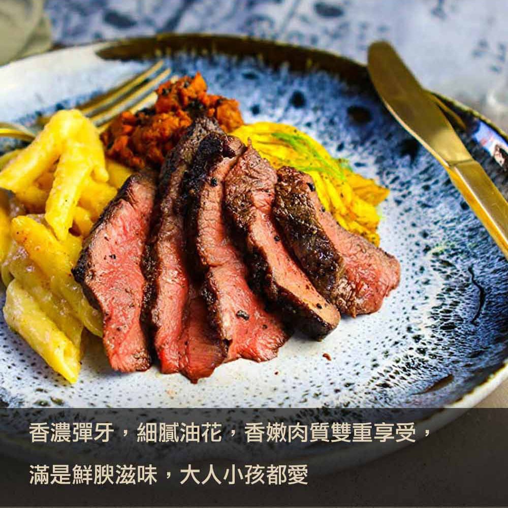 【漢克嚴選】藍絲帶安格斯黑牛翼板牛排3片組(200g±10% /片)-細節圖5