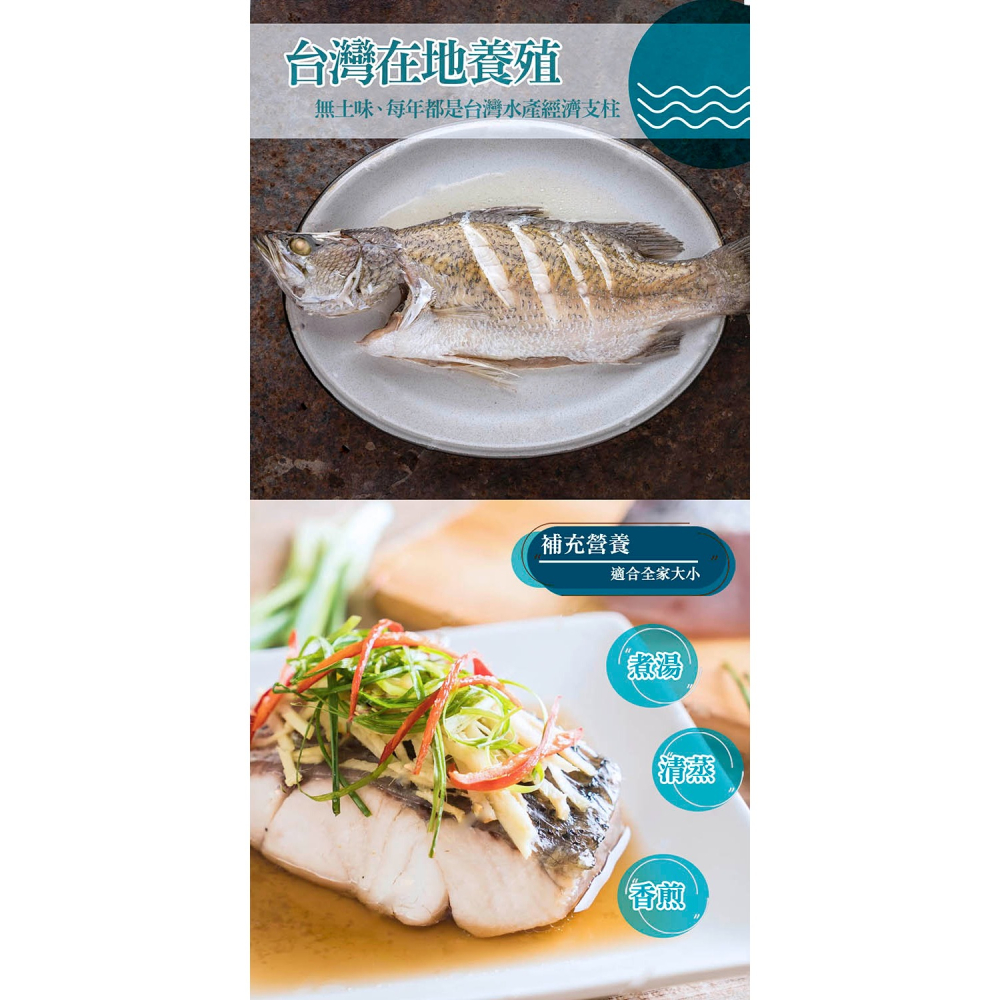 【漢克嚴選】台灣金目鱸魚片6片(200-300g包 新鮮煮湯高蛋白首選)-細節圖3
