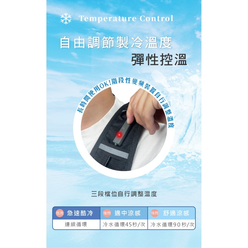 【台灣大樹五金DS】~含稅附發票~ 酷浪 COOL WAVE 水冷服 專利品 3秒快速製冷（含小米行動電源10000m)-細節圖4