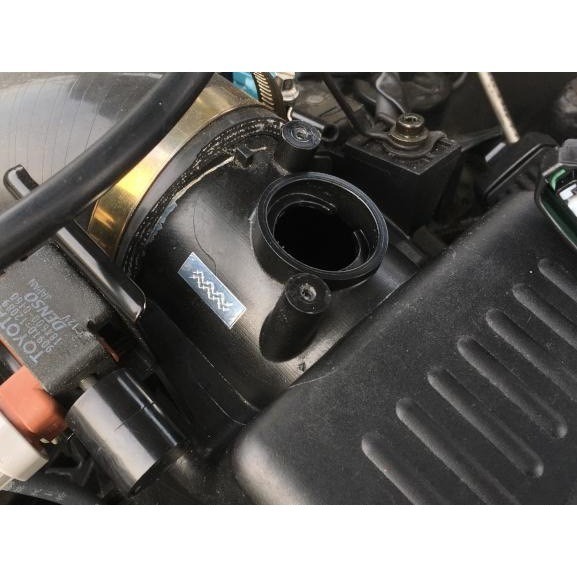 日本原裝 TOYOTA 豐田 進氣管專用 鋁合金靜電消除 氣流穩定 貼片(不限廠牌皆可安裝) - 激安333-細節圖4