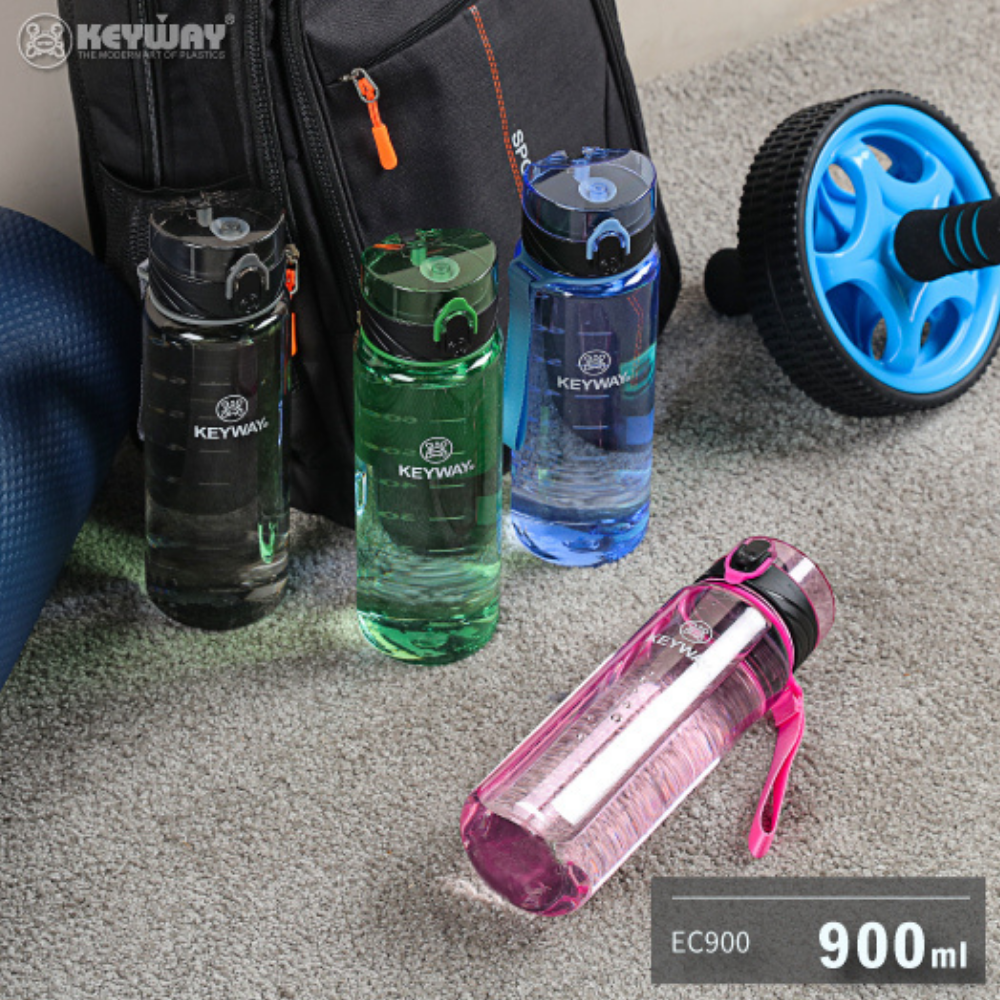 【嚴選生活百貨】台製現貨 安全無毒 耐摔 聯府 清水站 Tritan 運動水壺 彈蓋式水壺 健身水壺 水瓶 輕便 環保杯-細節圖3