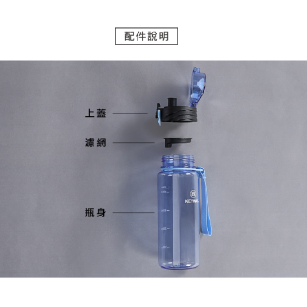 【嚴選生活百貨】台製現貨 安全無毒 耐摔 聯府 清水站 Tritan 運動水壺 彈蓋式水壺 健身水壺 水瓶 輕便 環保杯-細節圖8