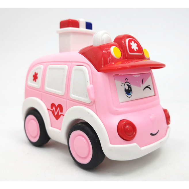 【玩具兄妹】現貨! 按壓救護車 按壓警察車 寶寶玩具 仿真/壓力車 寶寶按壓玩具 壓力玩具 玩具車 按壓玩具車-細節圖3
