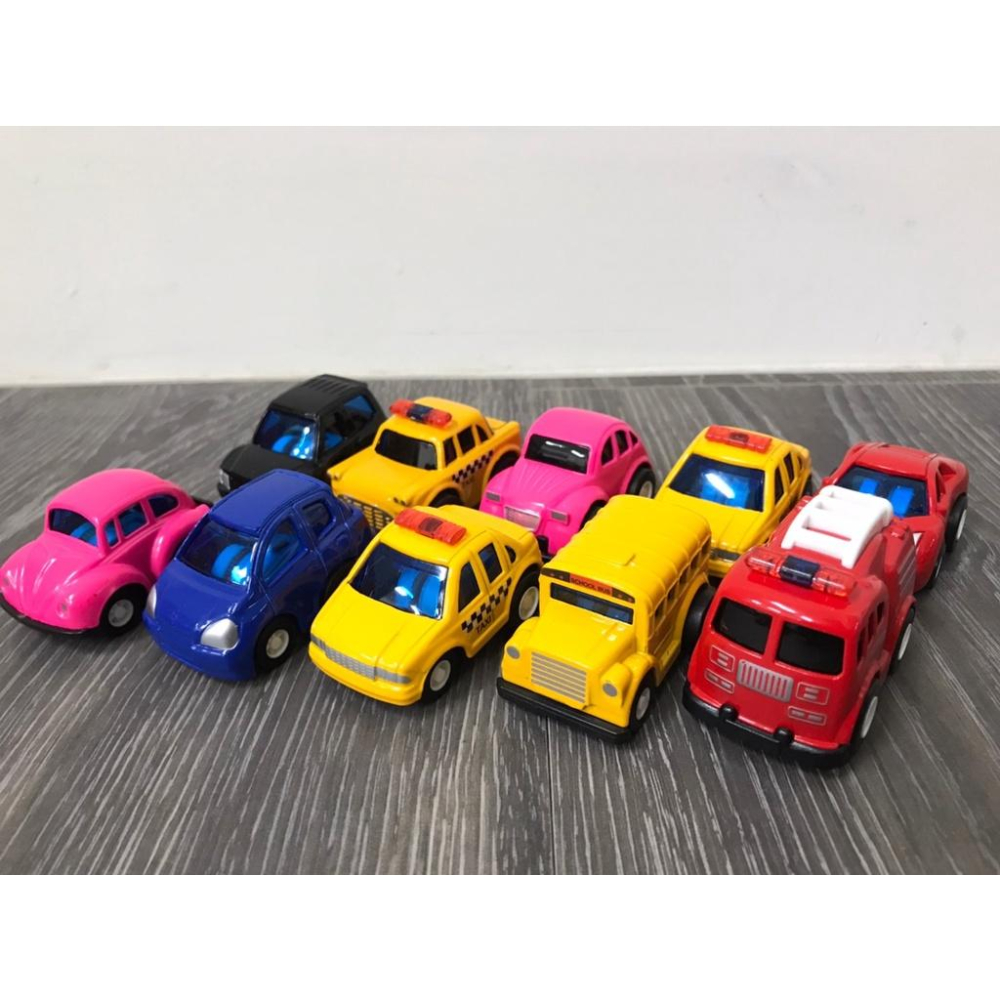 【玩具兄妹】現貨! 迴力玩具車 附扭蛋 校車/計程車/消防車/金龜車/小賽車 小汽車 超會跑 跑得快迴力車 小朋友禮物-細節圖6