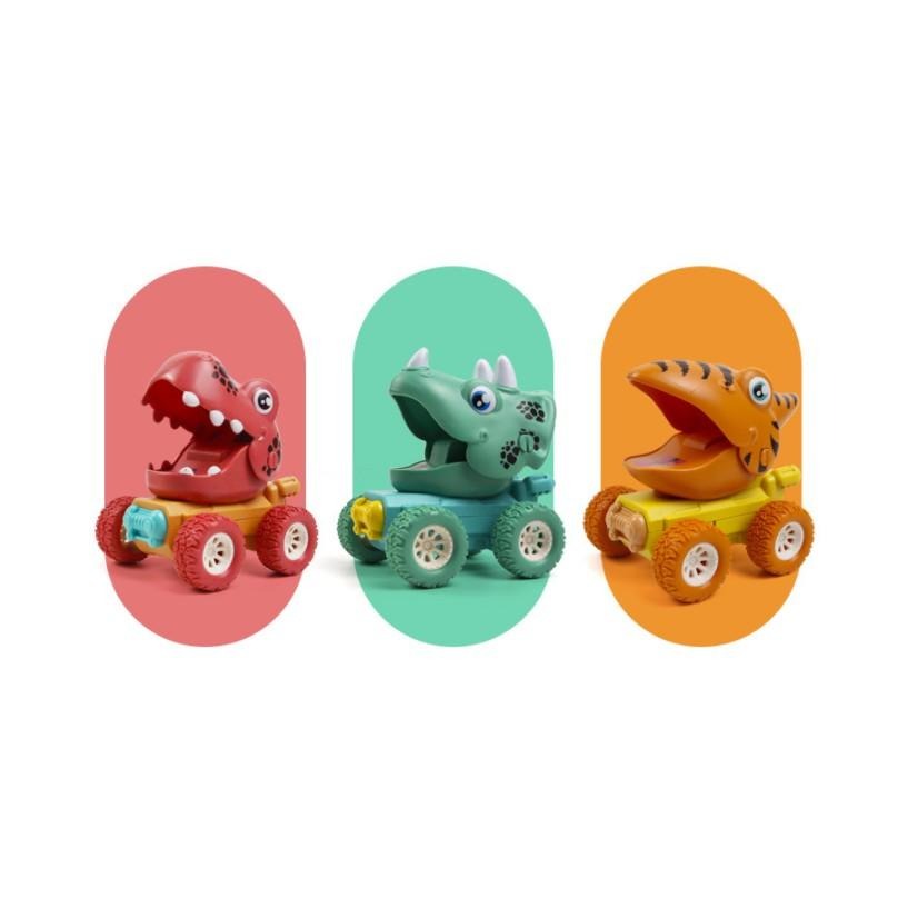 【玩具兄妹】現貨! Q版恐龍壓力車 恐龍車 玩具 按壓玩具 壓力玩具 玩具車 按壓壓力車 超會跑 恐龍 侏儸紀-細節圖3