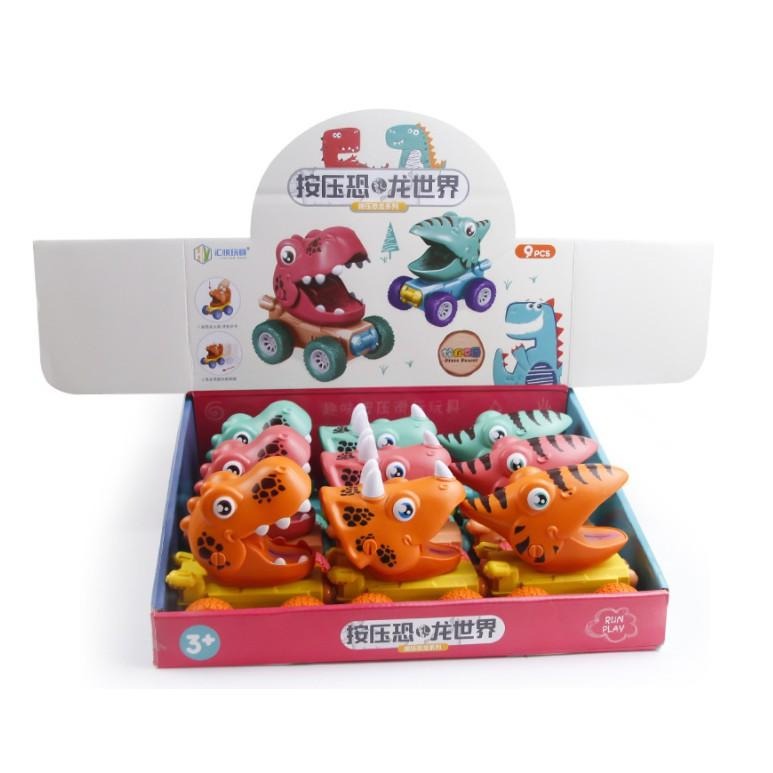 【玩具兄妹】現貨! Q版恐龍壓力車 恐龍車 玩具 按壓玩具 壓力玩具 玩具車 按壓壓力車 超會跑 恐龍 侏儸紀-細節圖4