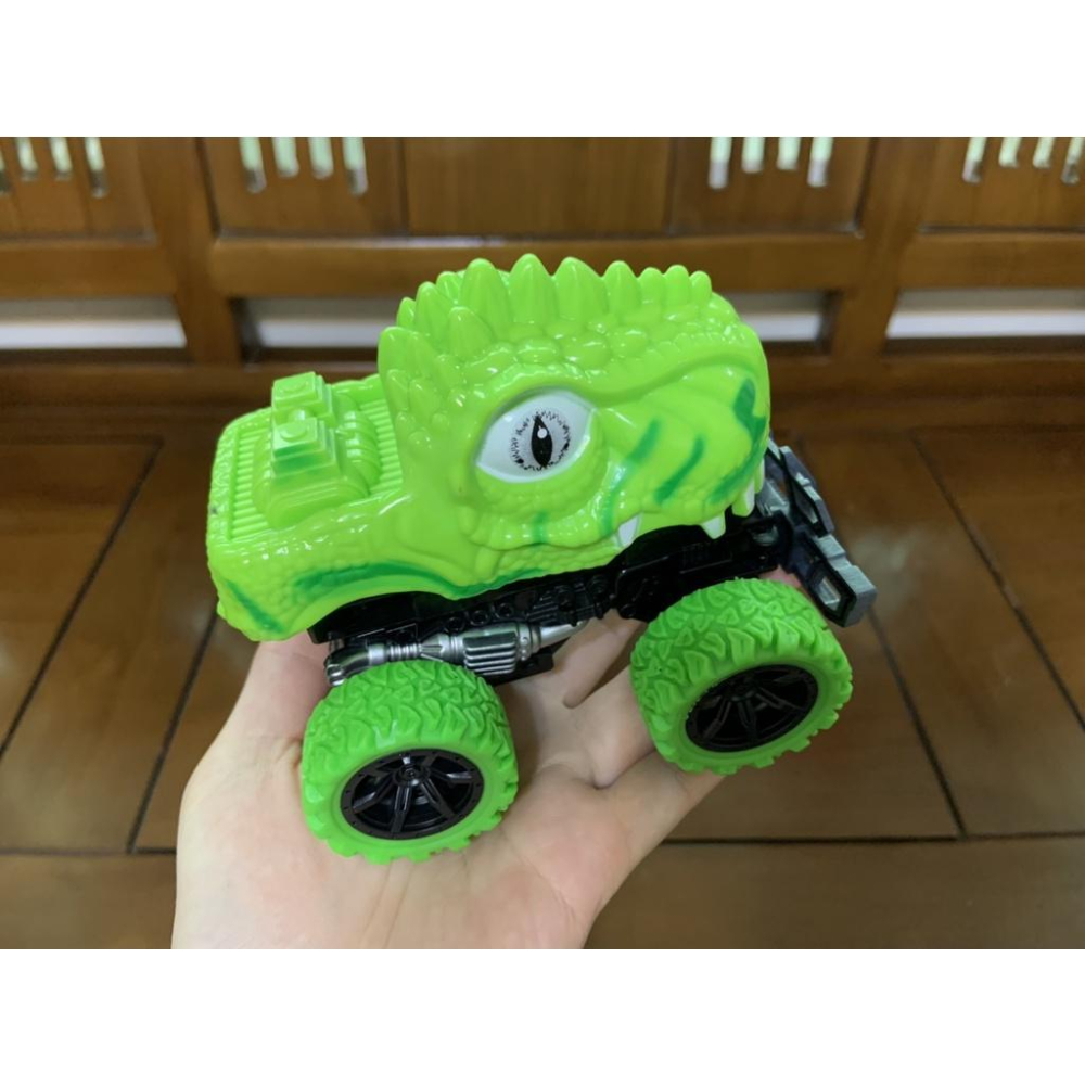 【玩具兄妹】現貨! 恐龍越野車 碰撞變型恐龍車 恐龍碰撞彈跳車 慣性前進 動力強勁 恐龍玩具車 恐龍慣性車 侏儸紀恐龍-細節圖2