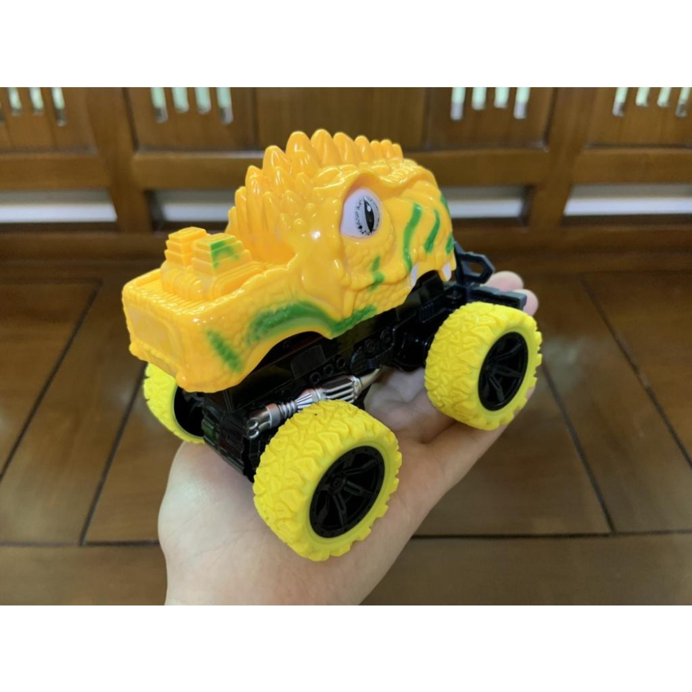 【玩具兄妹】現貨! 恐龍越野車 碰撞變型恐龍車 恐龍碰撞彈跳車 慣性前進 動力強勁 恐龍玩具車 恐龍慣性車 侏儸紀恐龍-細節圖3