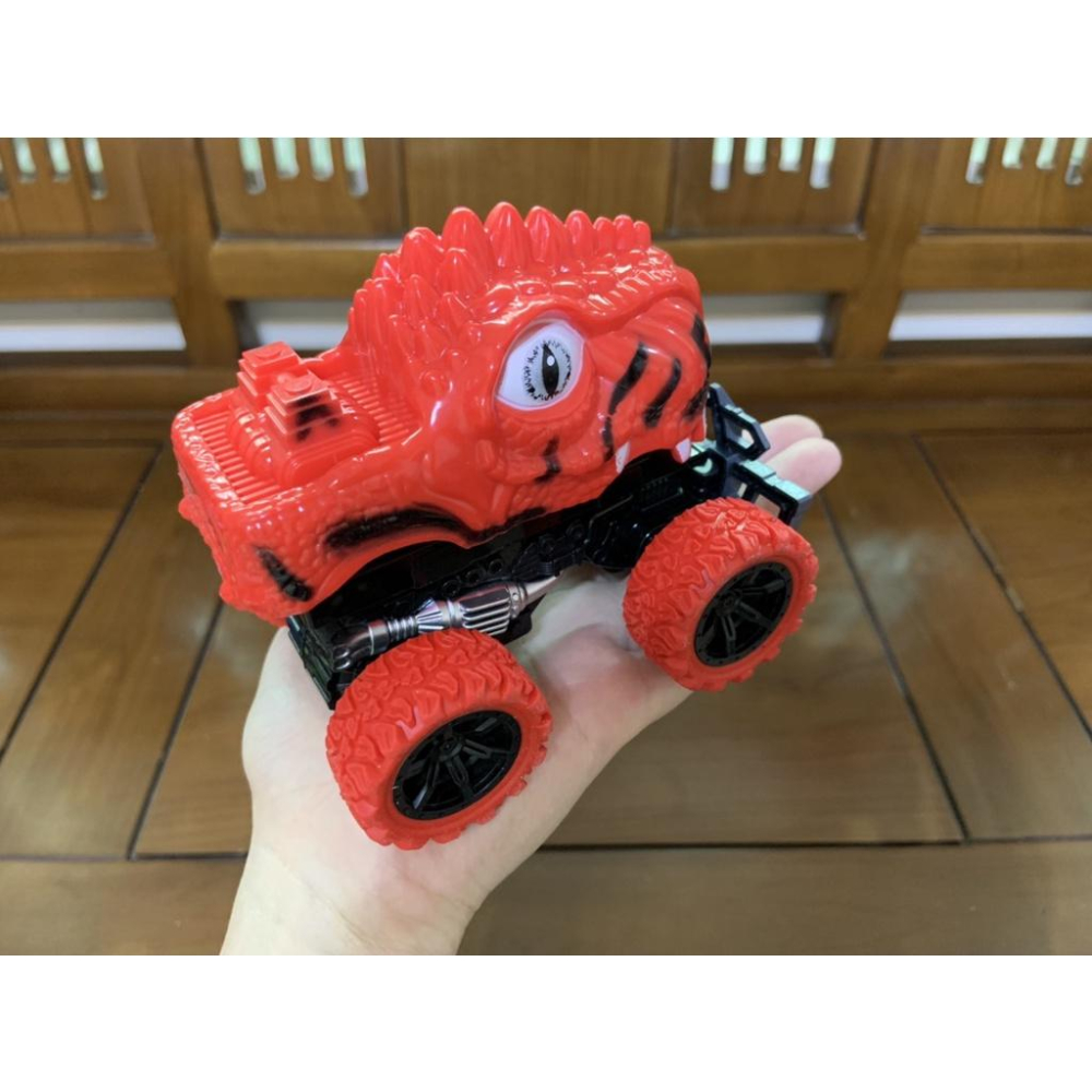 【玩具兄妹】現貨! 恐龍越野車 碰撞變型恐龍車 恐龍碰撞彈跳車 慣性前進 動力強勁 恐龍玩具車 恐龍慣性車 侏儸紀恐龍-細節圖4