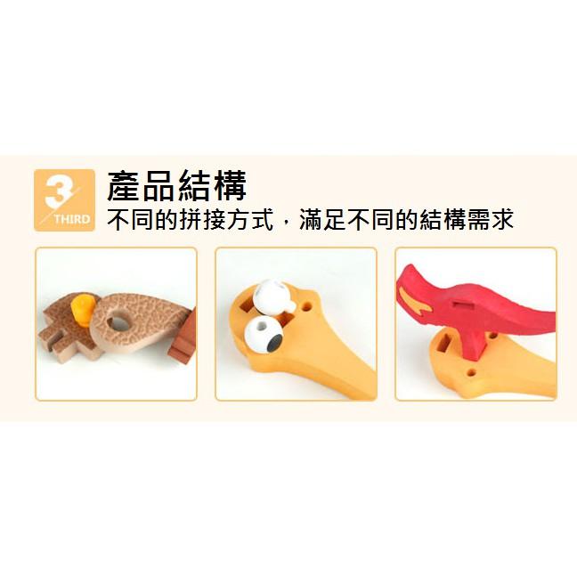 【玩具兄妹】現貨! 巧拼恐龍  3D巧拼恐龍 EVA恐龍 巧拼積木 三角龍 霸王龍 迅猛龍 恐龍積木 重複使用 摔不壞-細節圖4