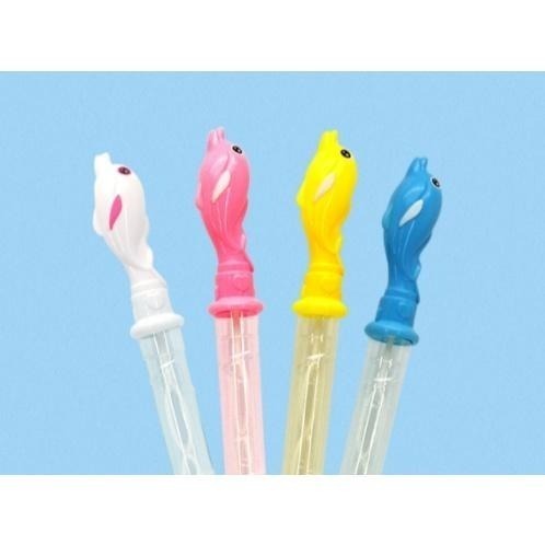 【玩具兄妹】現貨! 37公分造型泡泡棒 鯊魚 小丑魚超人 海豚 美人魚 棒棒糖泡泡棒 吹泡泡 泡泡水 戶外玩具 親子戶外-細節圖3