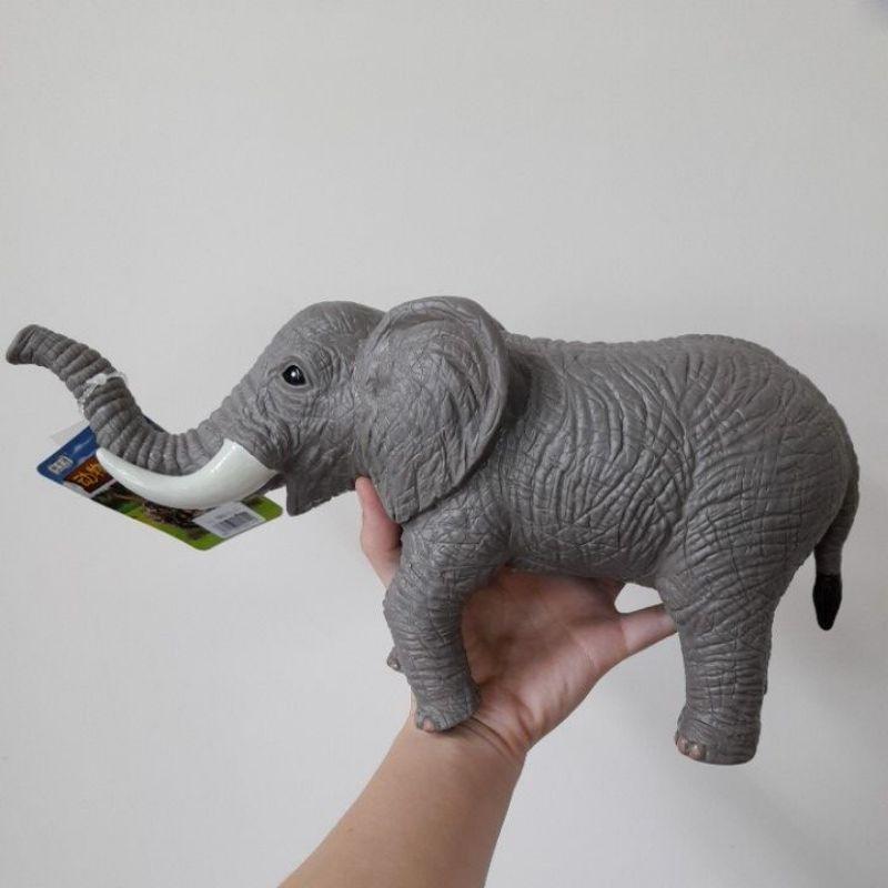 【玩具兄妹】現貨! 軟膠音效大象 有聲音 軟膠大象玩具 軟膠大象 大象玩具 小朋友最愛 大象模型-細節圖2