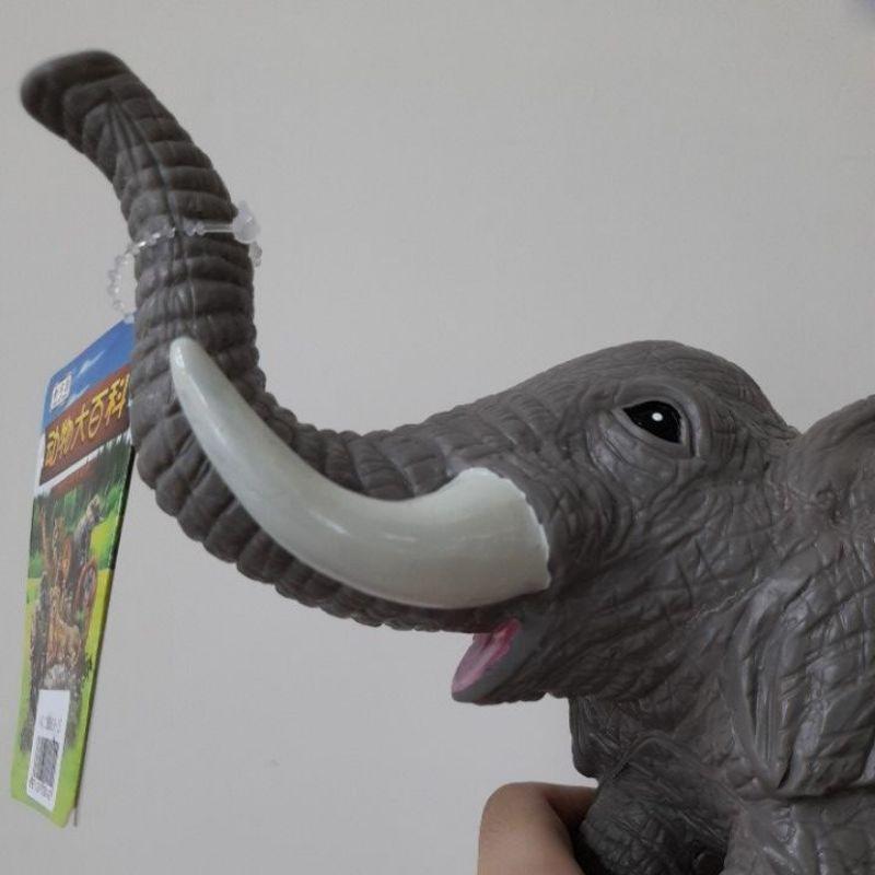 【玩具兄妹】現貨! 軟膠音效大象 有聲音 軟膠大象玩具 軟膠大象 大象玩具 小朋友最愛 大象模型-細節圖4