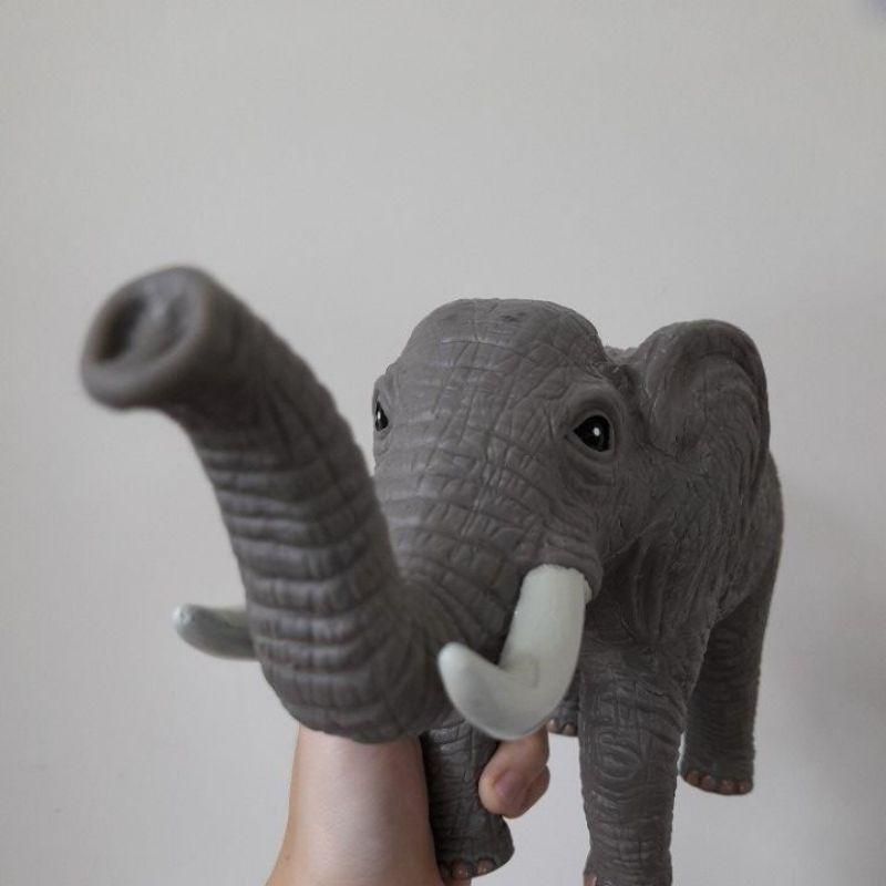 【玩具兄妹】現貨! 軟膠音效大象 有聲音 軟膠大象玩具 軟膠大象 大象玩具 小朋友最愛 大象模型-細節圖6