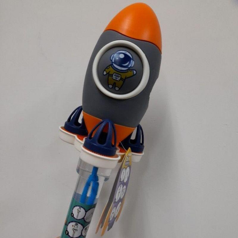 【玩具兄妹】熱銷預購! 火箭泡泡棒(兩種玩法) 超大隻38公分 太空泡泡棒 吹泡泡 泡泡水 戶外玩具 親子戶外 兒童禮物-細節圖4