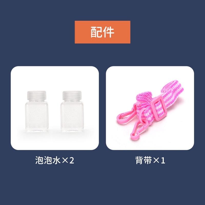 【玩具兄妹】現貨！小豬泡泡相機(有背帶) 360度旋轉不漏水 電動+聲光 電動泡泡機 連續出泡 泡泡製造機 吹泡泡-細節圖2