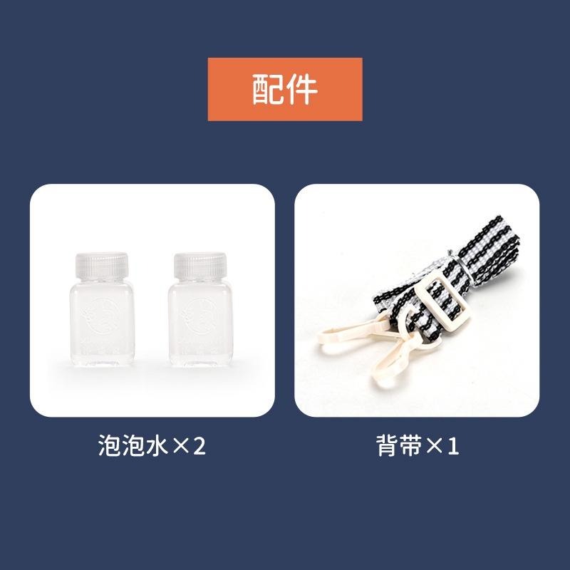 【玩具兄妹】現貨！熊貓泡泡相機(有背帶) 360度旋轉不漏水 電動+聲光 電動泡泡機 連續出泡 泡泡製造機 吹泡泡-細節圖3