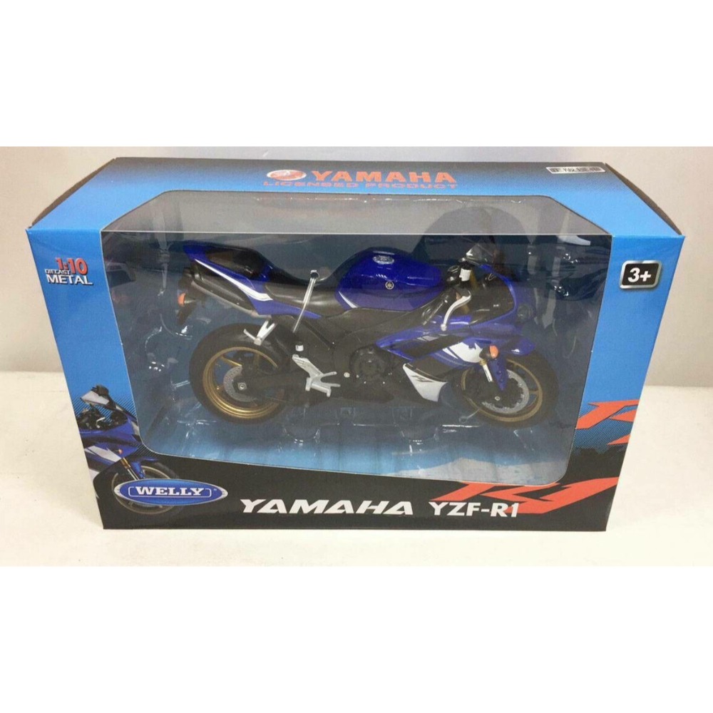 【玩具兄妹】WELLY 授權1/10模型重機 HONDA重機 YAMAHA重機 ST兒全玩具 重機模型 側柱可以立-規格圖6