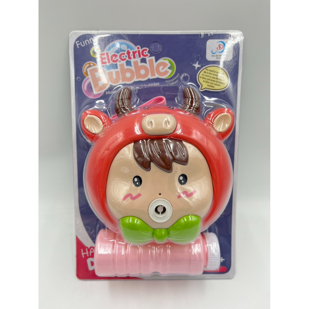 【玩具兄妹】現貨！泡泡相機(熱氣球/小兔/乳牛) 360度旋轉不漏水 電動泡泡機 連續出泡 泡泡製造機 吹泡泡-細節圖3