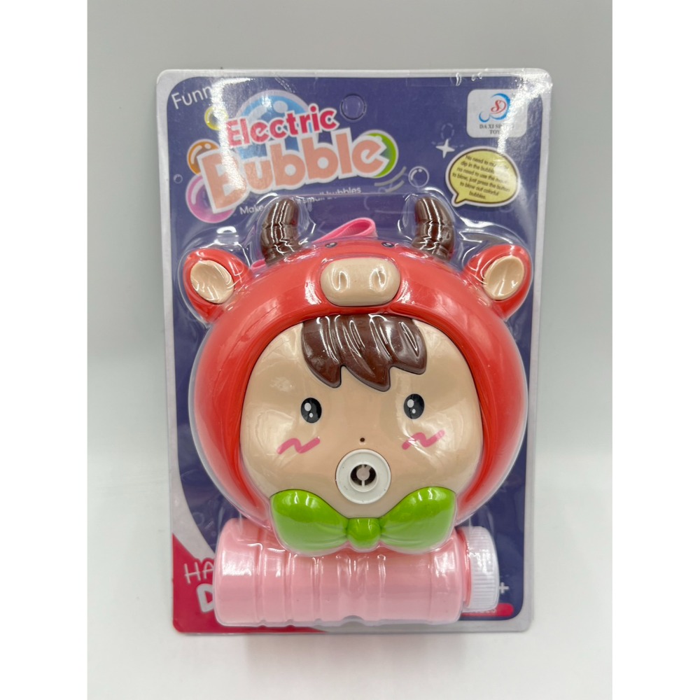 【玩具兄妹】現貨！泡泡相機(熱氣球/小兔/乳牛) 360度旋轉不漏水 電動泡泡機 連續出泡 泡泡製造機 吹泡泡-規格圖5