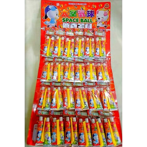 【玩具兄妹】現貨! 太空氣球 ST安全玩具 傳統童玩 吹泡泡 古早味玩具 兒時記憶-規格圖1