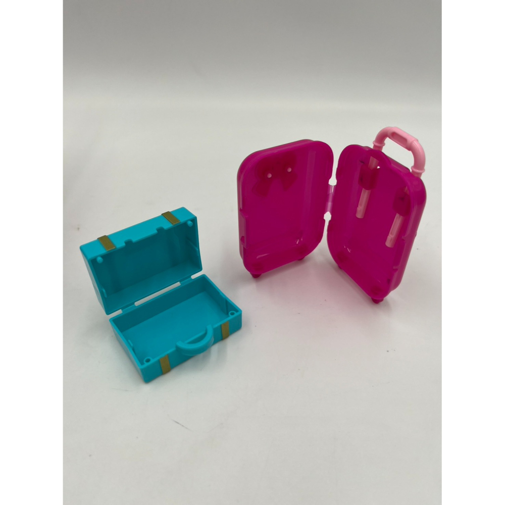 【玩具兄妹】現貨! 飛機場景玩具(內附人物/行李箱/配件) 飛機扮家家酒 渡假風 飛機收納玩具 多機關可動-細節圖4