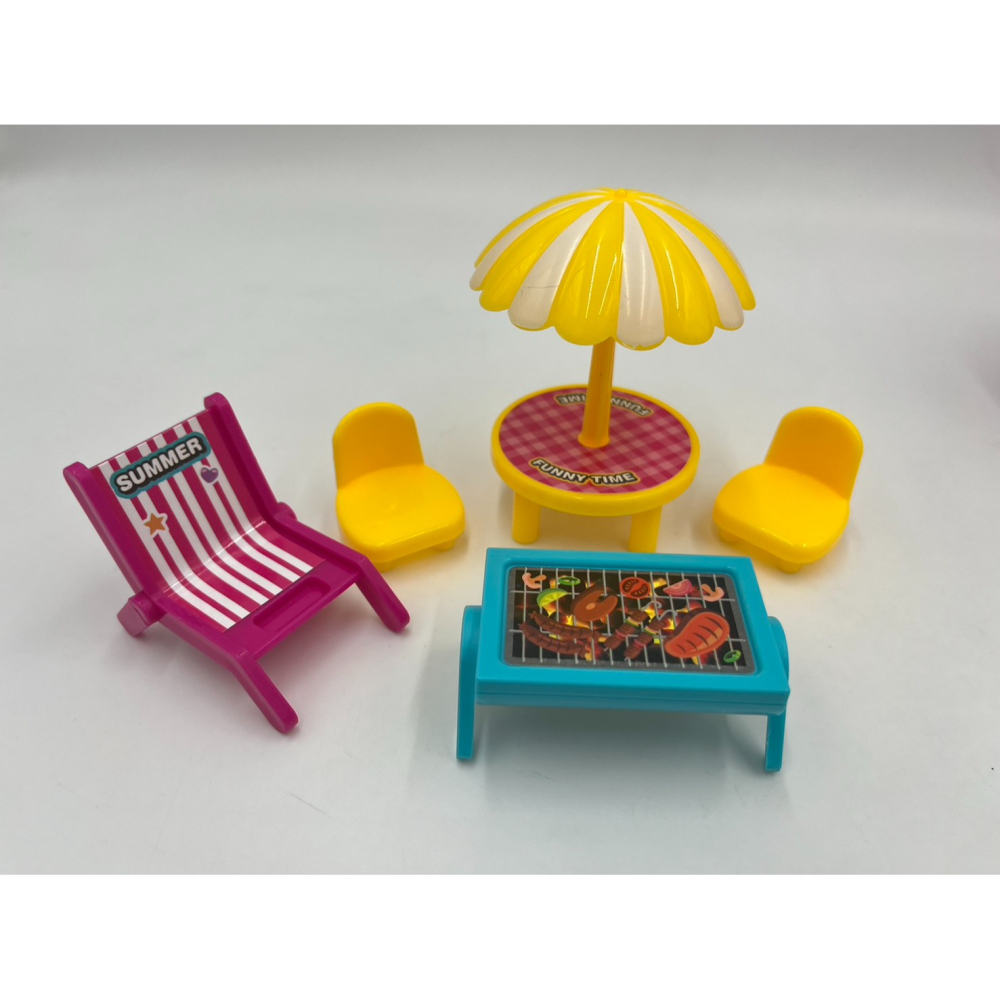 【玩具兄妹】現貨! 飛機場景玩具(內附人物/行李箱/配件) 飛機扮家家酒 渡假風 飛機收納玩具 多機關可動-細節圖6