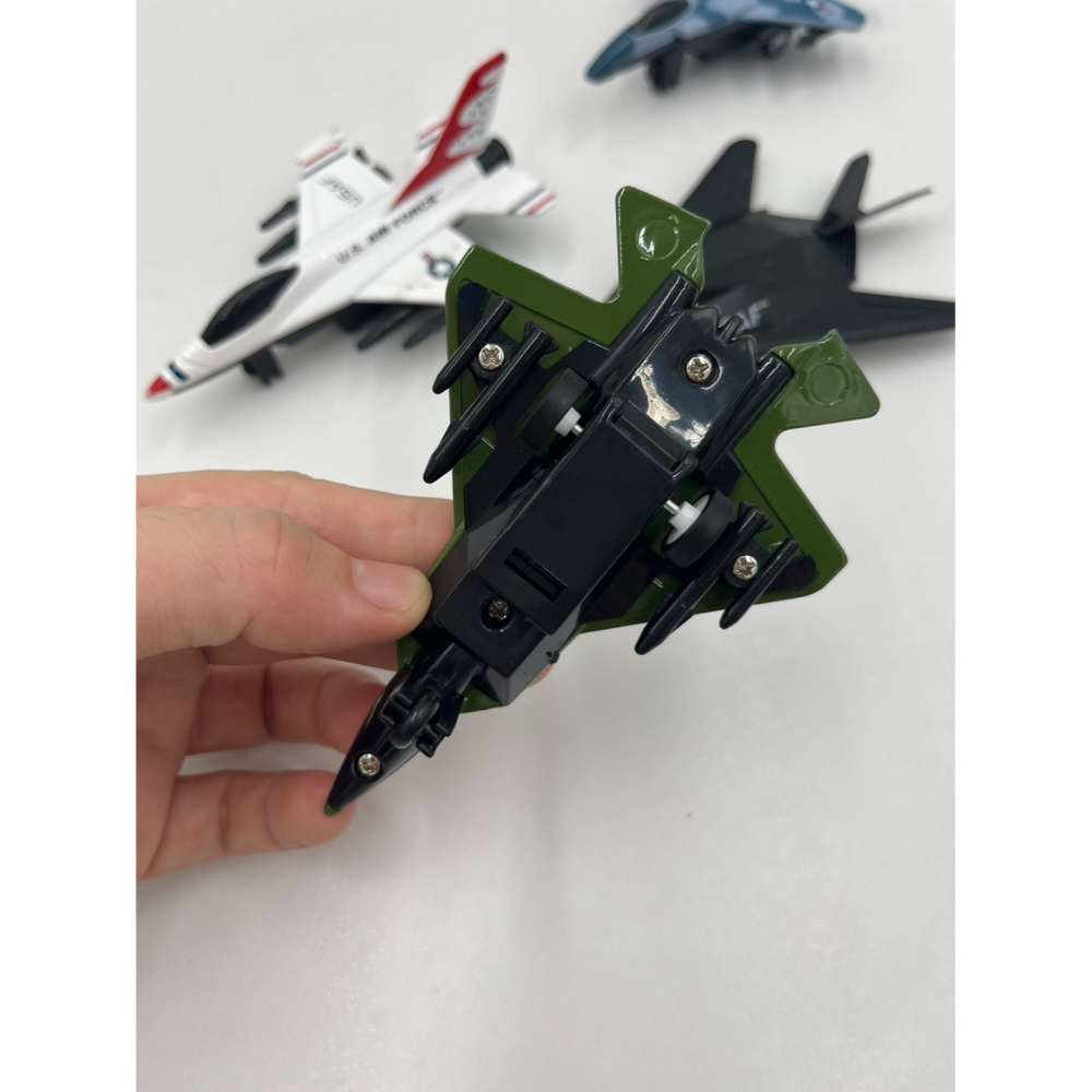 【玩具兄妹】現貨! 合金回力飛機四入組(F15/F16/F35/F117) 合金飛機模型 迴力 飛機玩具-細節圖6