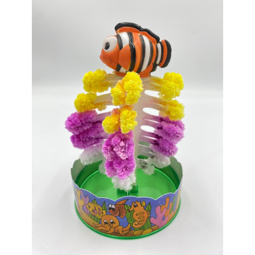 【玩具兄妹】現貨! 紙樹開花(小丑魚/小雞/南瓜/兔子/海豚/稻草人) 精美包裝 神奇樹 神奇聖誕樹 化學實驗 魔法紙樹-規格圖6