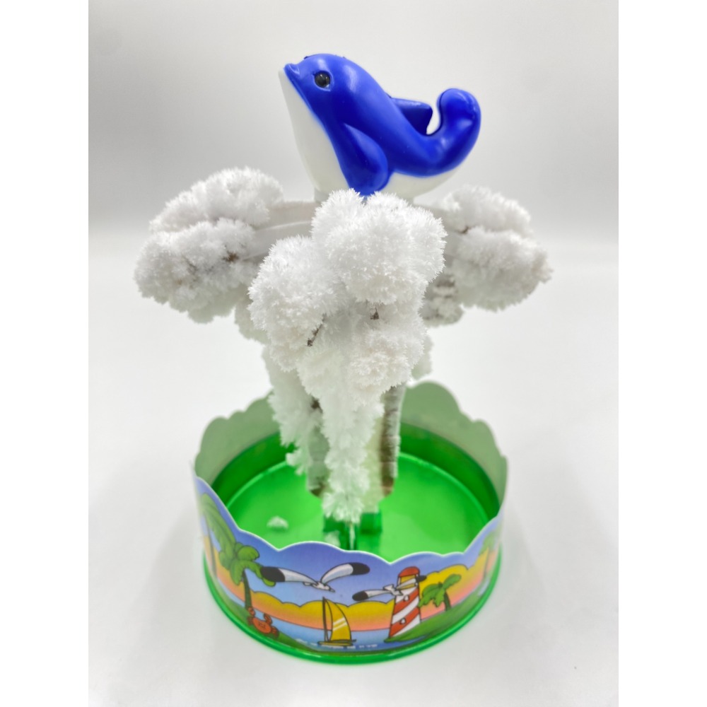 【玩具兄妹】現貨! 紙樹開花(小丑魚/小雞/南瓜/兔子/海豚/稻草人) 精美包裝 神奇樹 神奇聖誕樹 化學實驗 魔法紙樹-規格圖6
