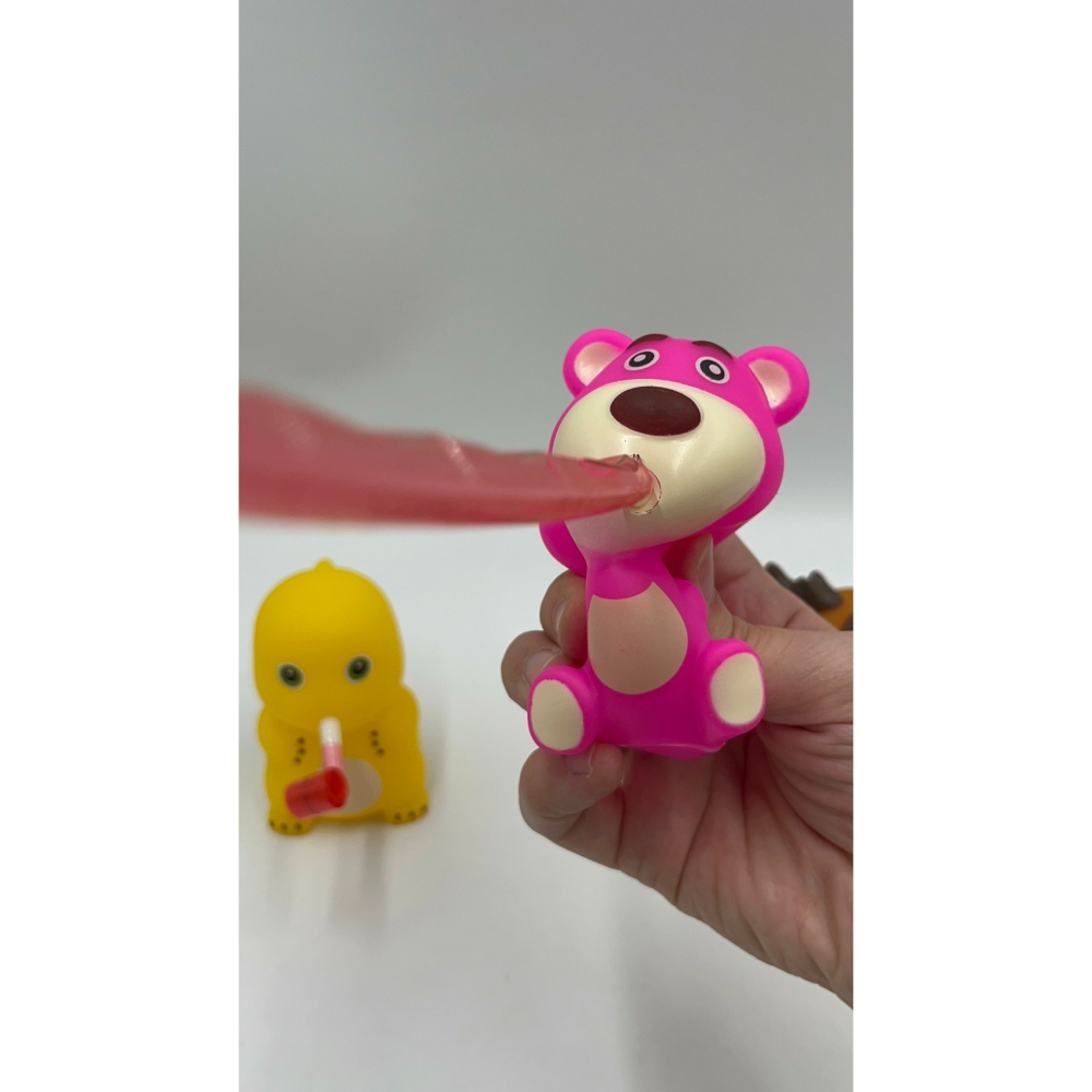 【玩具兄妹】現貨! 造型吹龍玩具(麋鹿/恐龍/小熊) ST安全玩具 吹龍玩具 捲舌 吐舌頭玩具 療癒小物-細節圖2