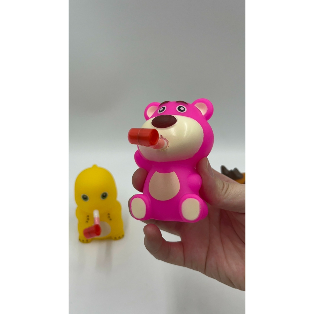 【玩具兄妹】現貨! 造型吹龍玩具(麋鹿/恐龍/小熊) ST安全玩具 吹龍玩具 捲舌 吐舌頭玩具 療癒小物-細節圖3
