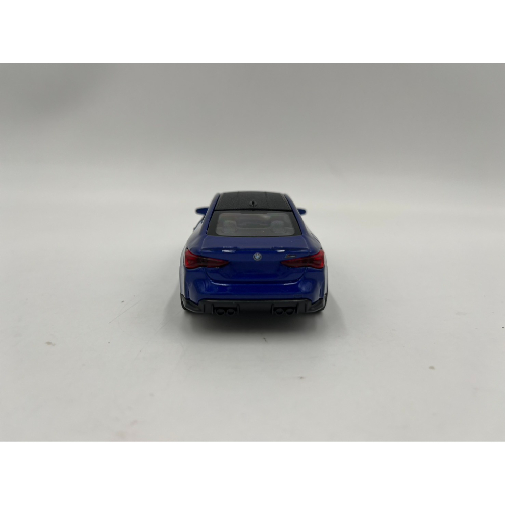 【玩具兄妹】現貨!ST安全玩具 授權 BMW M4 雙門都可開/回力裝置 1/34模型車 合金車 蛋糕裝飾-細節圖2