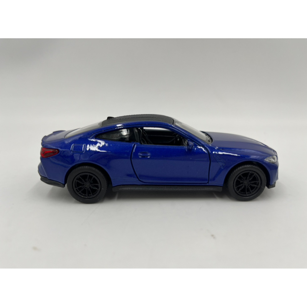 【玩具兄妹】現貨!ST安全玩具 授權 BMW M4 雙門都可開/回力裝置 1/34模型車 合金車 蛋糕裝飾-細節圖3