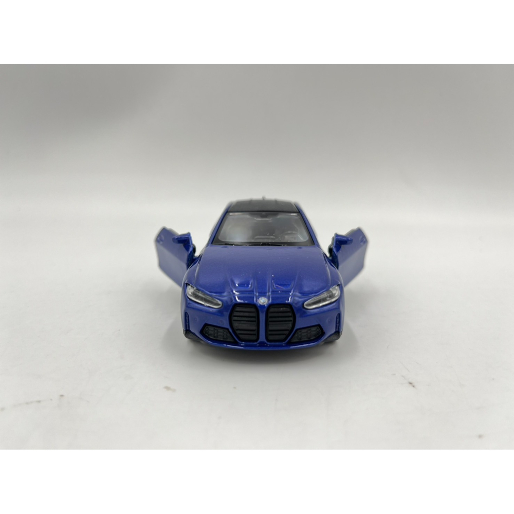 【玩具兄妹】現貨!ST安全玩具 授權 BMW M4 雙門都可開/回力裝置 1/34模型車 合金車 蛋糕裝飾-細節圖5