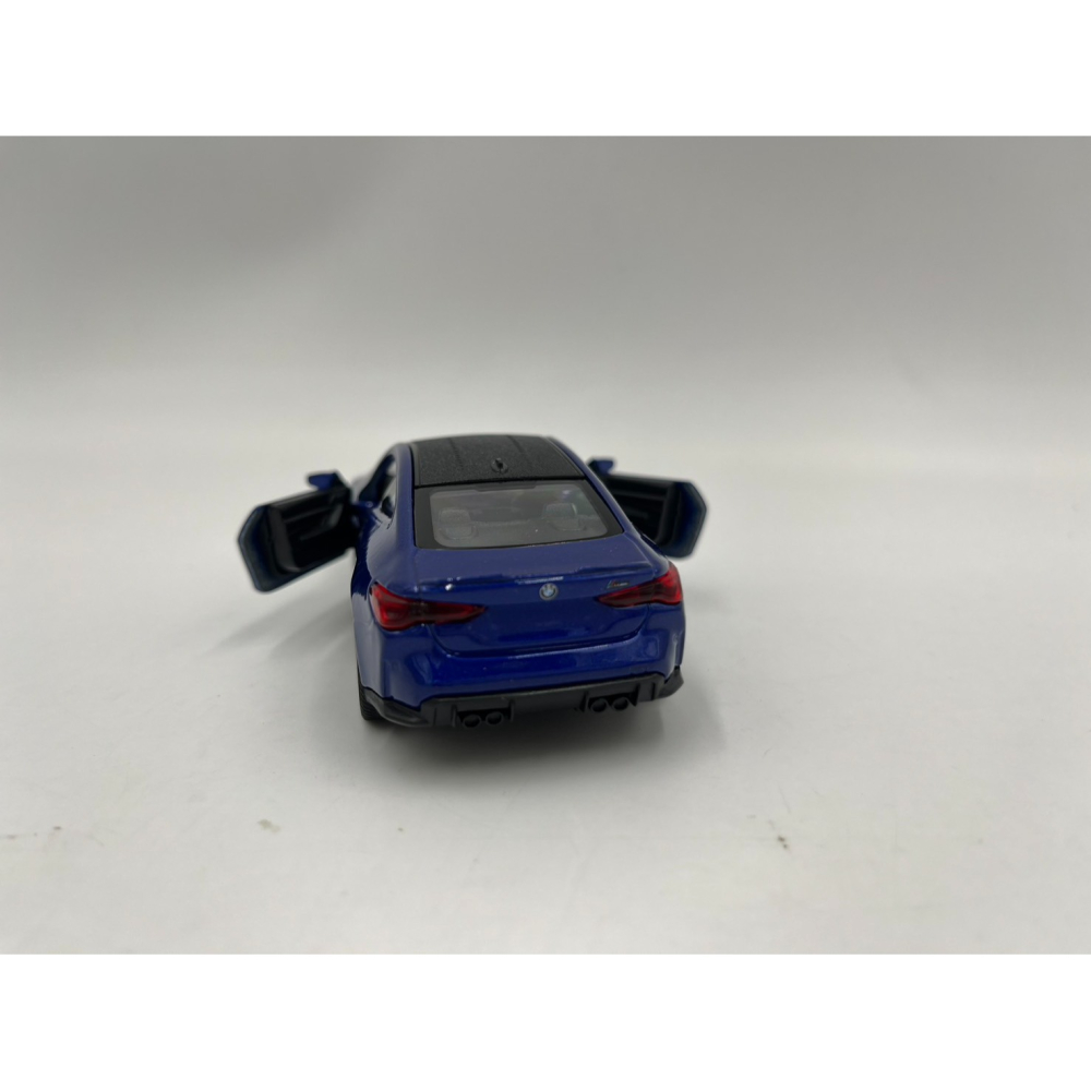 【玩具兄妹】現貨!ST安全玩具 授權 BMW M4 雙門都可開/回力裝置 1/34模型車 合金車 蛋糕裝飾-細節圖6
