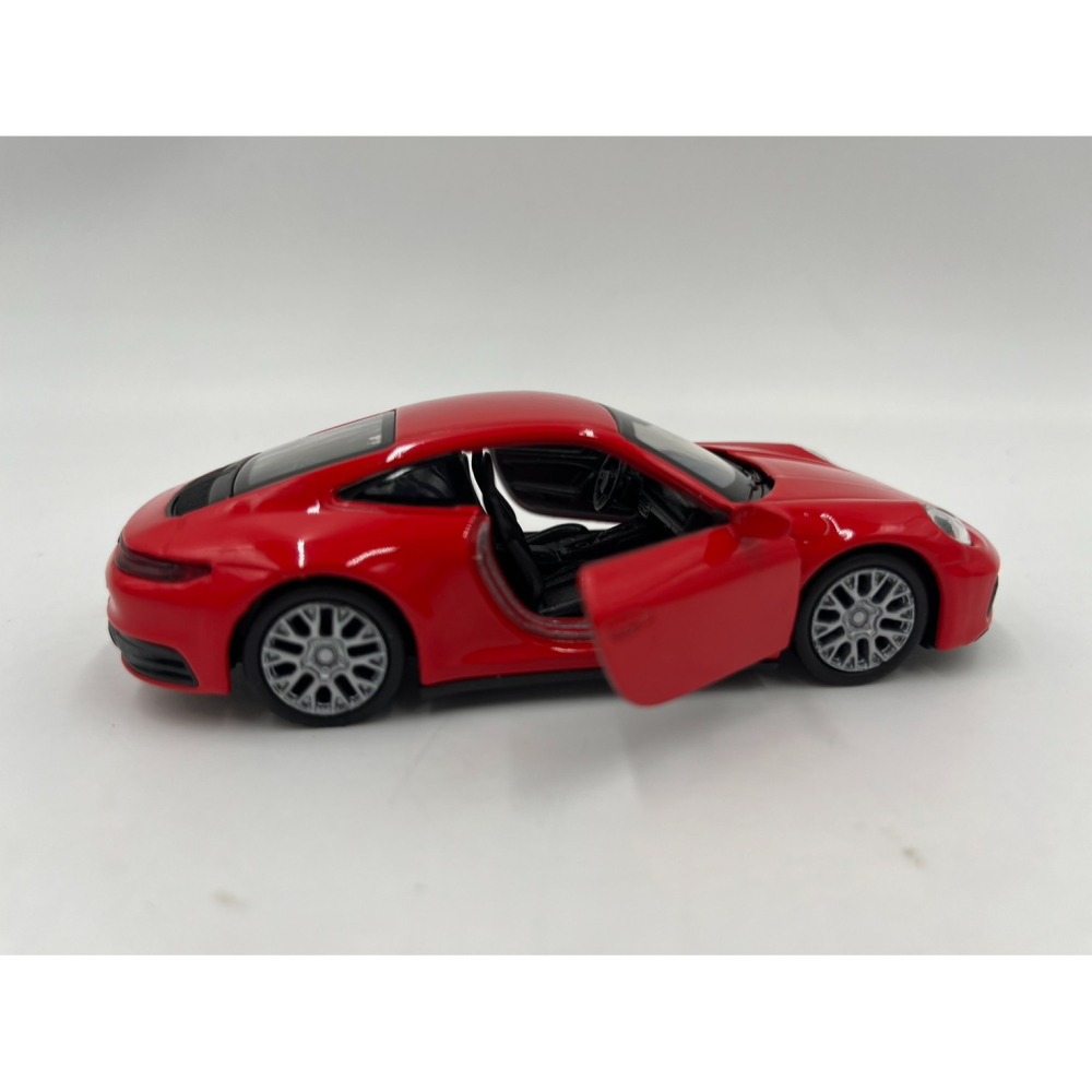 【玩具兄妹】現貨!ST安全玩具 授權 保時捷 911 Carrera 4S 雙門都可開/回力裝置 1/34模型車 合金車-細節圖6