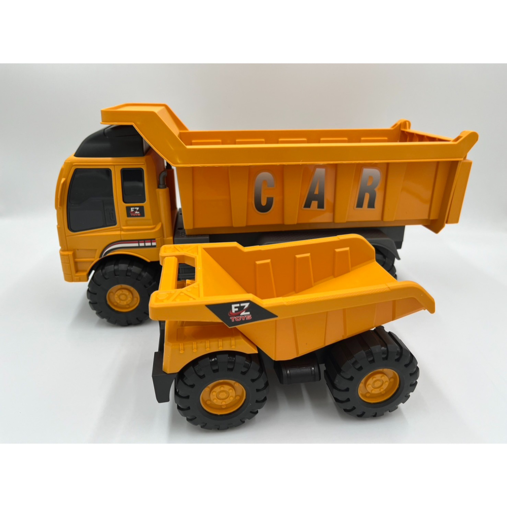 【玩具兄妹】現貨! 超大號砂石車(37公分) 摩輪工程車 摩輪砂石車 多機關可動 滑行砂石車 滑行工程車 工程車 玩具車-細節圖5